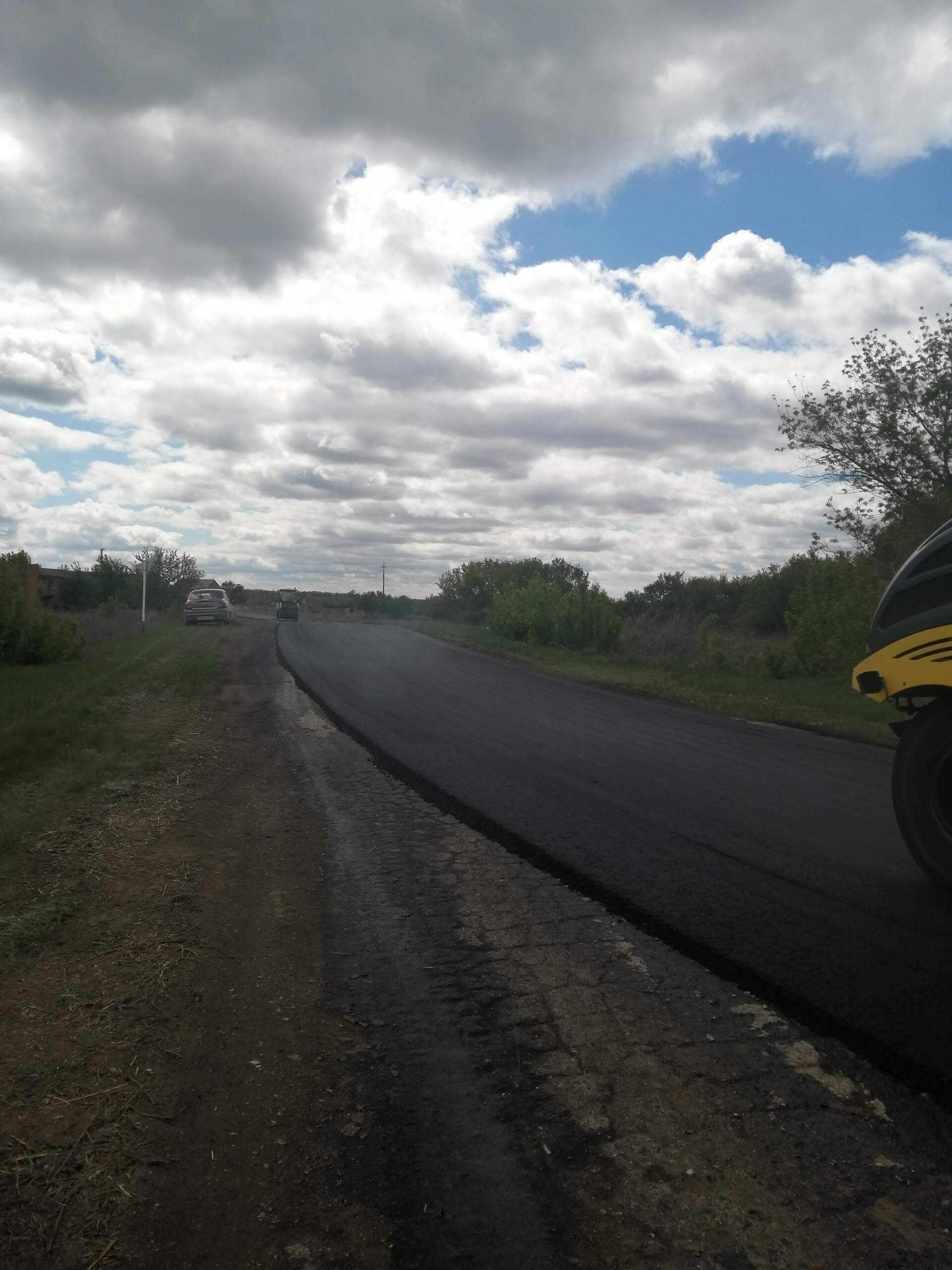 Ремонт дорог.